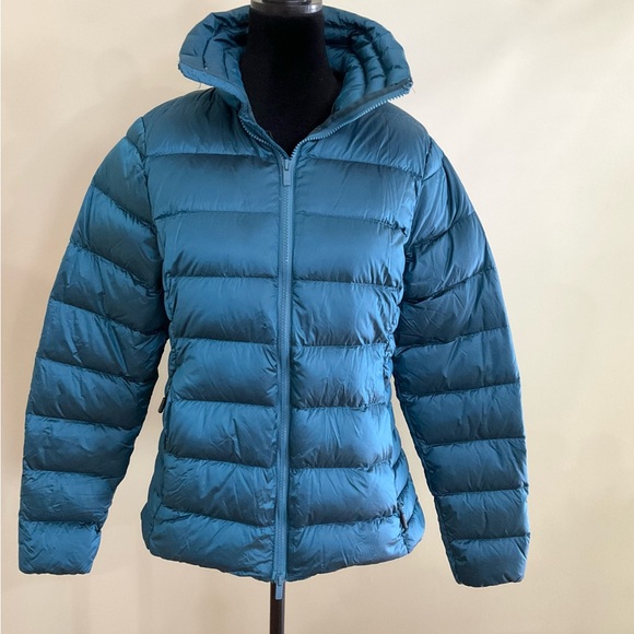 all in motion Jackets & Blazers - All in Motion Women's Metallic Blue Packable Puffer Jacket